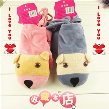 1356新款简单熊带绳时尚包指手套冬季保暖手套批发