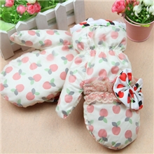 厂家批发小魔女小苹果滑雪手套保暖羽绒棉加厚手套批发[K-7589]