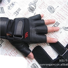 【行业推荐】羊皮网布半指运动手套格斗手套机车手套酷帅训练