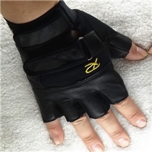 【夏季骑行】男士真羊皮半指手套战术健身手套运动半截街黑色潮流