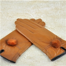 厂家批发女士真皮手套加厚皮手套冬季保暖手套多色分码
