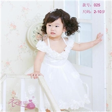 女童蓬蓬裙儿童舞蹈服装儿童礼服花童礼服小童裙婴儿礼服025