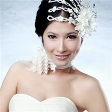 款新娘手腕花新娘头花结婚用品婚纱花新娘头饰饰品批发320