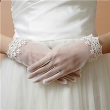 婚纱手套礼仪手套蕾丝花边网纱手套礼服手套