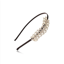 韩版时尚叶子发箍钻水晶发箍韩国头箍发卡发饰头饰品