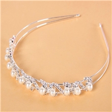 韩国发箍头饰批发闪亮水钻珍珠无齿发饰现货供应