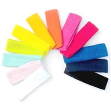 运动头带网球羽毛球篮球全棉吸汗毛巾头带护具批发