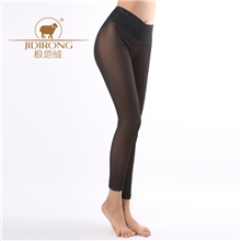 极地绒正品高腰加绒加厚假透肉时尚打底裤显瘦保暖裤靴裤批发