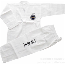 供应韩国尚武社pinetree优质高档印刷ITF训练道服厂家直销