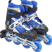 直排轮八轮全闪带灯儿童成人PU轮滑鞋8闪