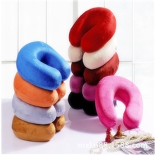 分销代销护颈枕颈椎枕慢回弹太空记忆枕头办公室午睡枕u型枕T55