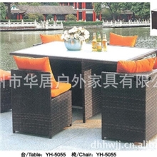 酒店藤椅子、别墅花园休闲椅、成套藤艺桌椅