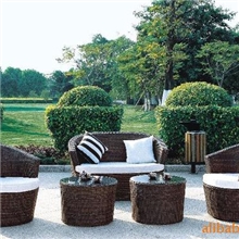 藤家具藤沙发批发|户外休闲仿藤纺藤沙发组合|休闲、高档、优雅