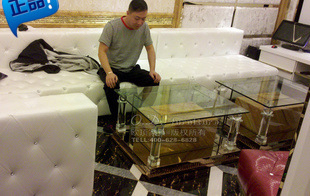 上海KTV酒吧简欧茶几|会所大理石茶几|酒店欧式石材茶几