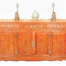 东阳标君红木非洲花梨四门三斗柜供桌中式仿古可定制z-014