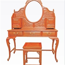 东阳红木标君品牌非洲花梨木梳妆台中式仿古可定制Z-033