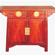 东阳标君红木家具非洲花梨木供桌玄关柜二门二斗可定做z-013