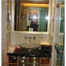 浴室镜实木镜框浴室镜子防雾酒店浴室镜浴室柜成套定制批发