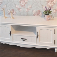 特价现货欧式1.2米田园白色电视柜地柜储物柜视听柜