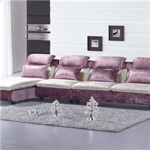 厂家直销休闲时尚简约转角创意懒人客厅现代田园布艺沙发佛山家具