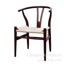 Y椅骨叉椅无拼接实木休闲Ychair简约北欧宜家椅中式围椅Y椅