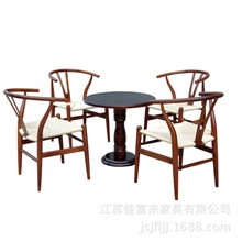 成套餐桌椅Y椅餐桌餐椅茶几骨叉椅成套餐桌徐州Y椅子