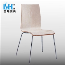 佛山餐椅批发曲木餐椅可叠放的曲木休闲椅定制现代酒店椅子