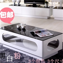 唯依美安烤漆彩绘钢化玻璃茶几型号337