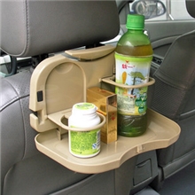 车用饮料架折叠车载餐台车载饮料托餐托水杯架杂物架