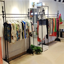 服装店衣架服装架服装店货架服装店展示衣架服装中岛货架铁