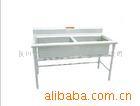 供应厨房设备，不锈钢双水池