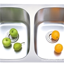 美标加厚不锈钢水槽1.2mm加厚304水槽台下双盆#OT-7447