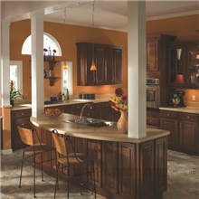 【实木橱柜】整体厨房橱柜广东工厂外贸橱柜烤漆/PVC橱柜