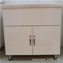 橱柜批发立式方形橱柜白色橱柜厨房水槽一起厨柜