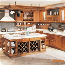 3.21订货会橱柜实木柜体门板定制批发实木家具实木橱柜橱柜