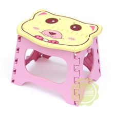 便携式塑料折叠凳卡通凳子户外钓鱼儿童凳卡通折叠凳(质量好)