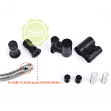 童车配件童车转向童车万向轮配件带减震转向童车通用塑料配