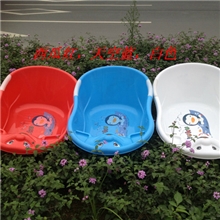 欧式塑料婴儿沐浴盆加厚塑料婴儿沐浴盆耐用耐摔经久耐用