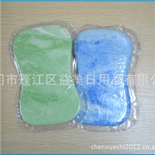 厨房清洁海绵，压缩迷彩海绵，八字形促销海绵，清洁沐浴海绵