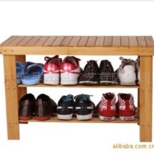 供应竹鞋架竹鞋凳宜家楠竹换鞋凳简易鞋架组合鞋架厂家直销