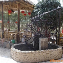 供应竹装潢,竹椅,竹桌,竹楼,竹亭,竹篱笆，竹水车