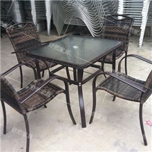 ◥舒然家具◤小额藤编家具乐从锻铁休闲椅订做藤椅厂家藤椅820