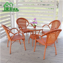 藤椅批发户外庭院家具防藤阳台花园室内室外休闲桌椅组合咖啡酒吧