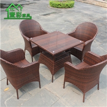 批发藤椅餐椅户外阳台花园室内外休闲桌椅套件咖啡厅酒吧别墅622