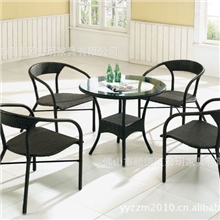 《厂家直销》供应藤椅4合椅仿藤椅仿藤桌椅户外休闲椅低价