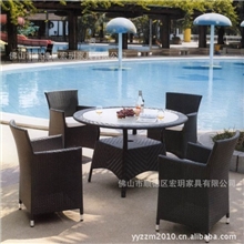 铁架藤椅仿藤椅塑料藤椅户外休闲椅藤家具