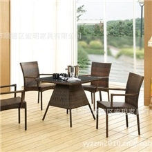 仿藤桌椅藤编椅休闲藤椅藤椅4椅1桌藤椅编藤桌椅
