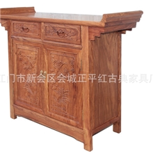 特价非洲黄花梨木两联神柜神台供桌中式仿古典实木家具红木