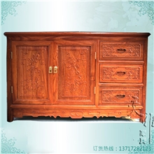 红木家具门厅柜非洲黄花梨鱼缸柜红木置物柜电视柜实木柜