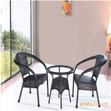 户外家具仿藤桌椅户外休闲桌椅藤艺桌椅藤编桌椅